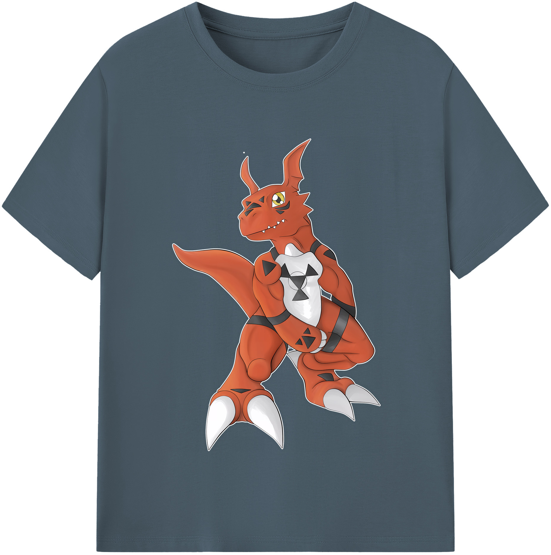 （画像用） Digimon デジタルモンスター/デジモン 綿100％半袖Tシャツ（フロントプリント）